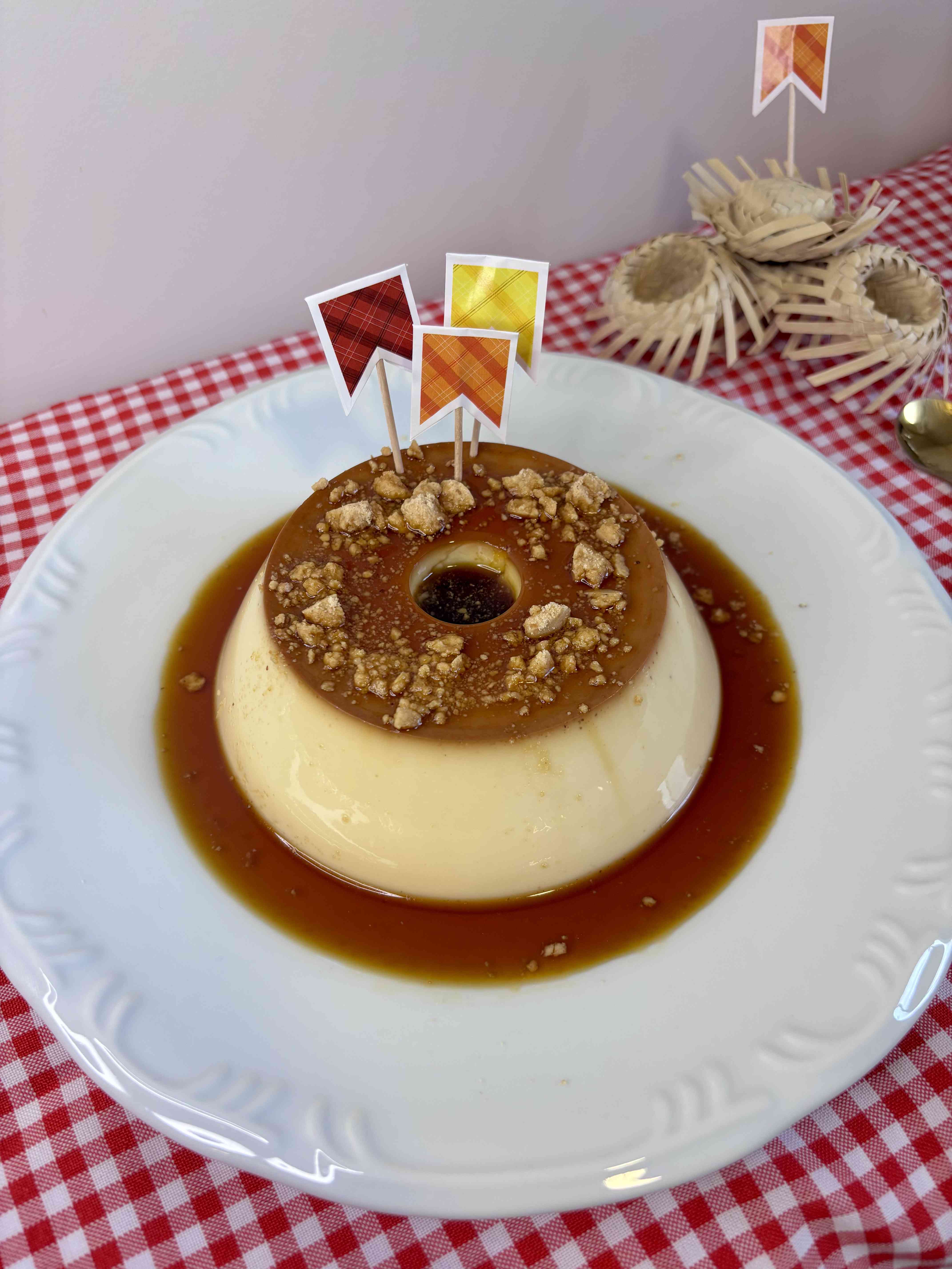 Pudim de Paçoca